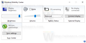 Kako omogočiti center za mobilnost na namizju v sistemu Windows 10