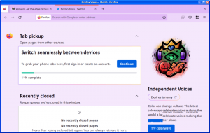 Megjelent a Firefox 106 Firefox View-val és új Private Window megjelenéssel