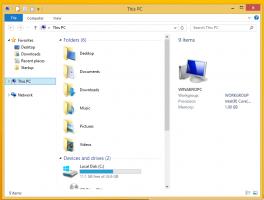 Всички начини за скриване или показване на лентата на Explorer в Windows 8