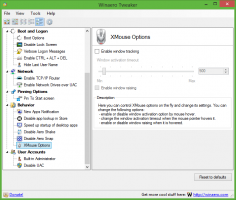 Lülitage sisse funktsioon Xmouse aktiivne akna jälgimine (fookus järgib hiirekursorit) operatsioonisüsteemides Windows 8.1, Windows 8 ja Windows 7