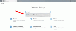 Mude para o modo S no Windows 10 Build 17686