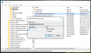 Cómo deshabilitar o habilitar las notificaciones mejoradas de Windows Defender en Windows 10