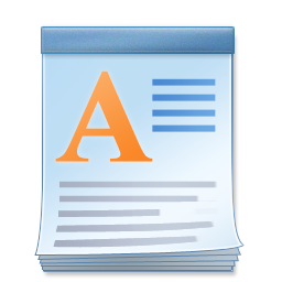 Wordpad ikon logo