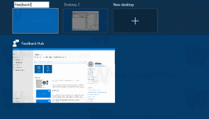 Byt namn på ett virtuellt skrivbord i Windows 10