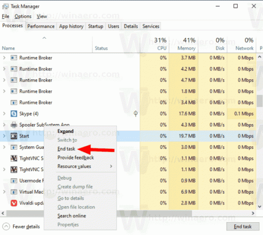Windows 10 Mulai Ulang Mulai Menu 2
