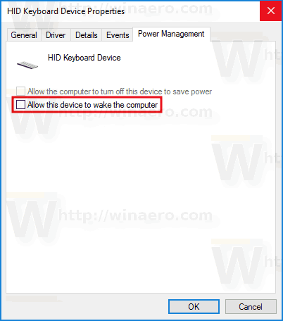 منع الجهاز من تنبيه الكمبيوتر في نظام التشغيل Windows 10 