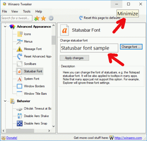 Windows 10 Schimbați Tooltip Font Tweaker2