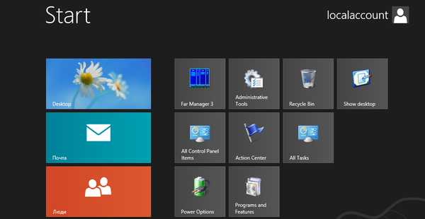 Povolte přihlašovací animace pro úvodní obrazovku ve Windows 8