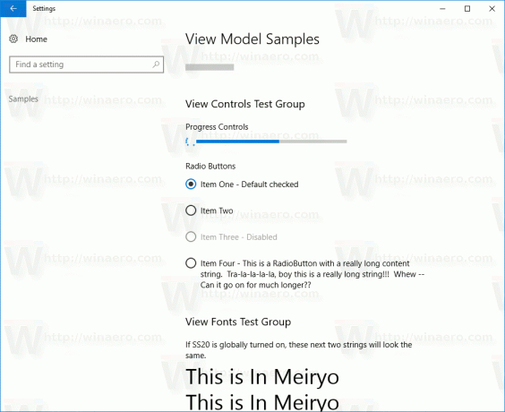 Eksempelside Windows 10-visning 5