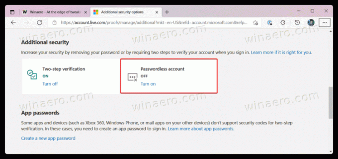 Fjern adgangskoden fra din Microsoft-konto