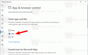 Ändra Windows SmartScreen-inställningar i Windows 10