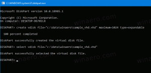 Prijunkite arba atjunkite VHD arba VHDX failą sistemoje „Windows 10“.