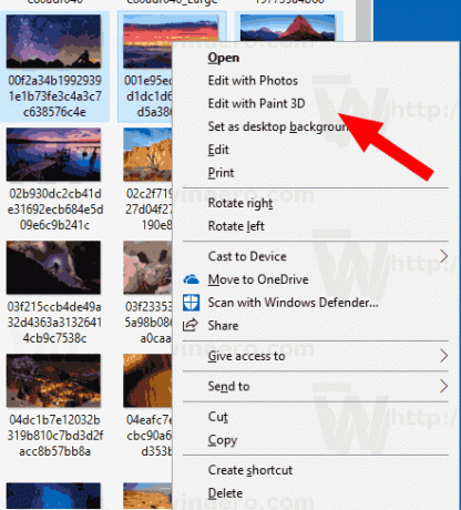 Windows 10 제거 새 비디오 컨텍스트 메뉴 만들기
