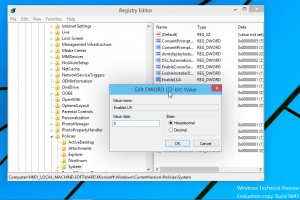 UAC: n sammuttaminen ja poistaminen käytöstä Windows 10:ssä