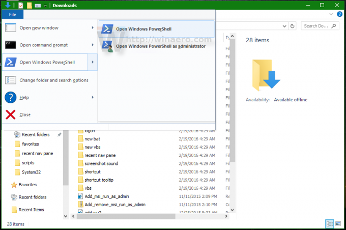 Windows 10PowerShellコマンド