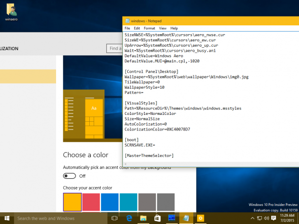 Windows 10 krāsaini nosaukumi 2
