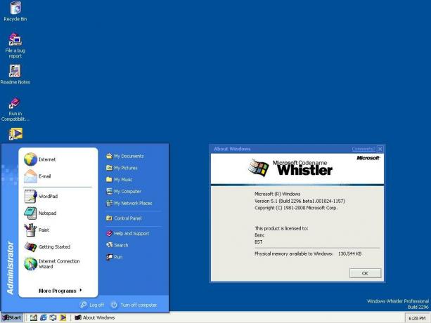 Windows XPWhister水彩画1