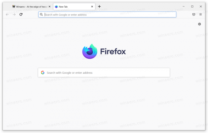 Firefox Proton-gebruikersinterface