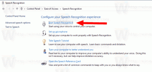 Ejecute el reconocimiento de voz al iniciar en Windows 10