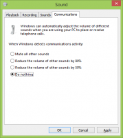 วิธีป้องกันไม่ให้ Skype ลดระดับเสียงของแอปพลิเคชั่นอื่นใน Windows 8.1