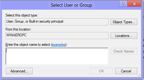 Selectați Utilizator în Windows 8
