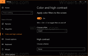 Как да активирате цветни филтри в Windows 10