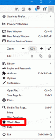 Firefox 70 메뉴 새로운 기능