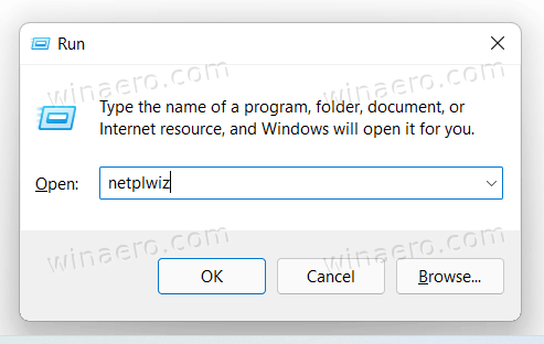 Esegui Netwizpl in Windows 11