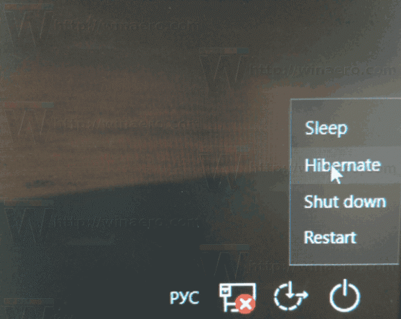 Windows 10 Hibernate PC Вхід