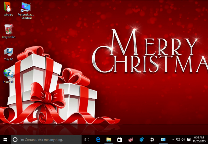 Тема за Коледа 2015 Windows 10-1