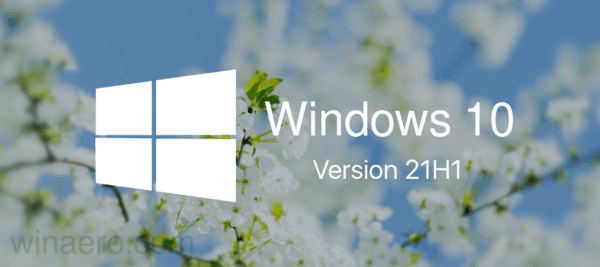 באנר של Windows 10 21H1