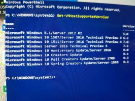 Spring Creators Update on Windows 10 -version 1803 nimi
