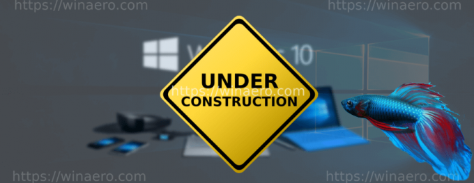 Windows 10 Under Construction Banner