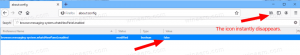 Remova o ícone de caixa de presente de novidades do Firefox