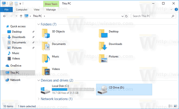 Folder Default PC ini