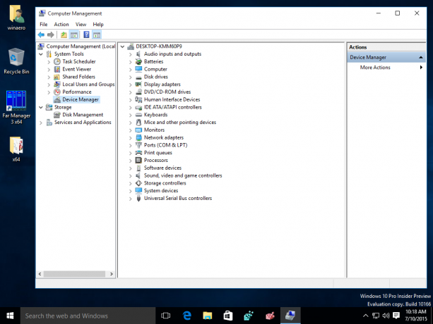 Gerenciador de dispositivos Windows 10