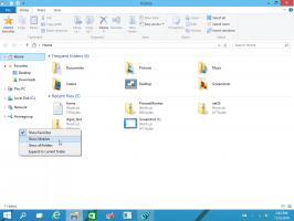Windows 10의 파일 탐색기 탐색 창에서 라이브러리 활성화