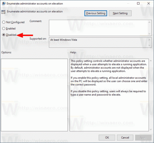 Windows 10 Wylicz konta administratora na podniesieniu 4