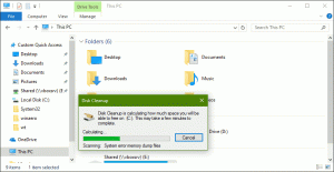 Pridajte kontextovú ponuku Cleanup Drive v systéme Windows 10
