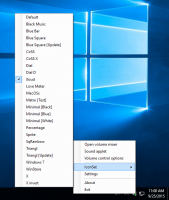 Ovládajte hlasitosť a zostatok systému Windows z oblasti oznámení (systémová lišta)