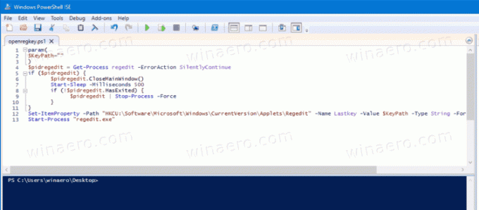 Skrip PowerShell Untuk Membuka Kunci Registri