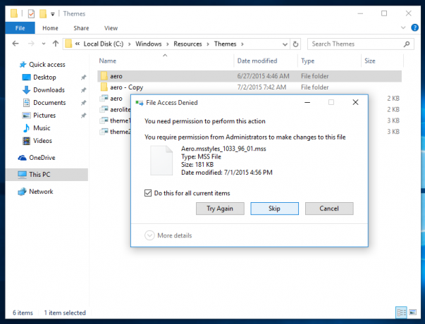 Windows 10 ohittaa tiedostoja