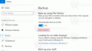 Mappen toevoegen aan of verwijderen uit bestandsgeschiedenis in Windows 10