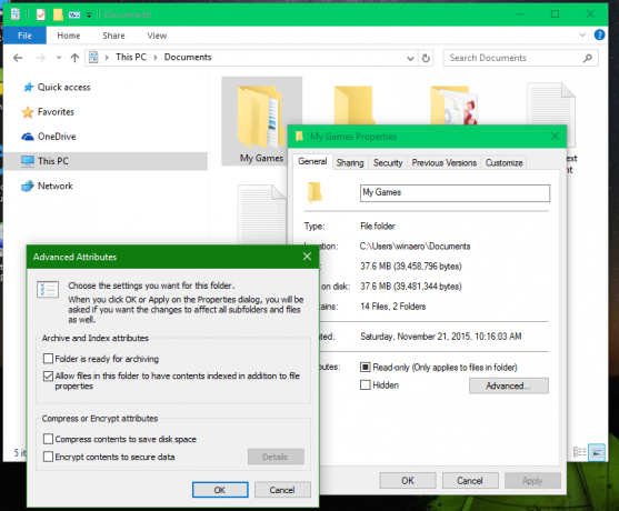 A Windows 10 titkosítja a fájlt vagy mappát