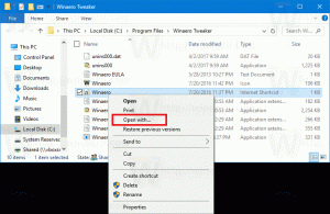 Lisage Windows 10 URL-failidele Open With