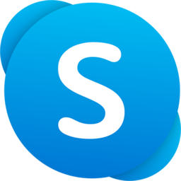 Skype'i ikooni logo suur 256 2020 väike