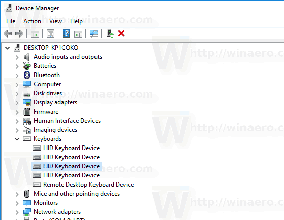 Windows 10 Device Manager Намерете устройство 