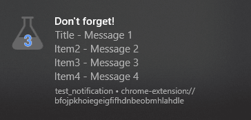 Notificări native Chrome 