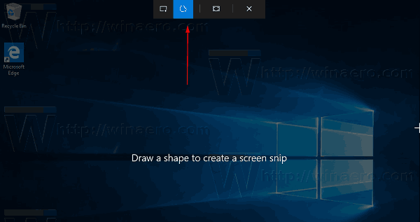 Orodna vrstica za izrezovanje zaslona Windows 10